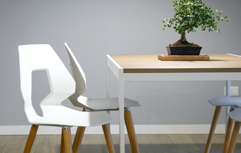 hero image of white chair